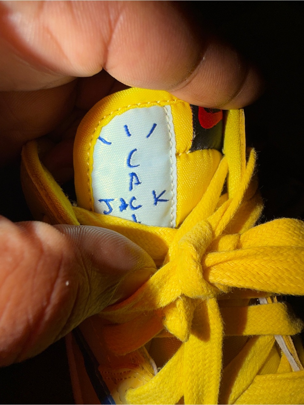 Travis Scott “cactus jack” Sneakers with Cactus Jack Tongue Detail